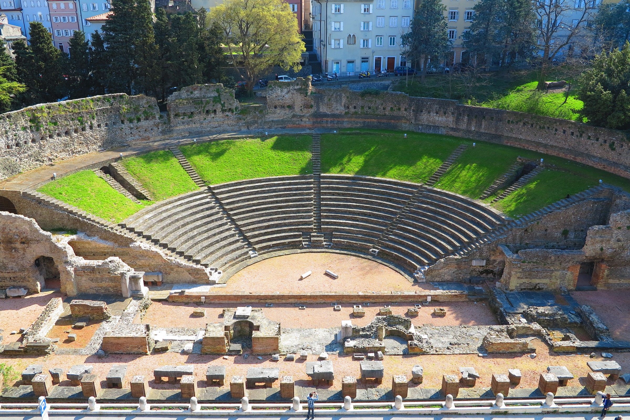 Trieste, privileged view of the Roman theater