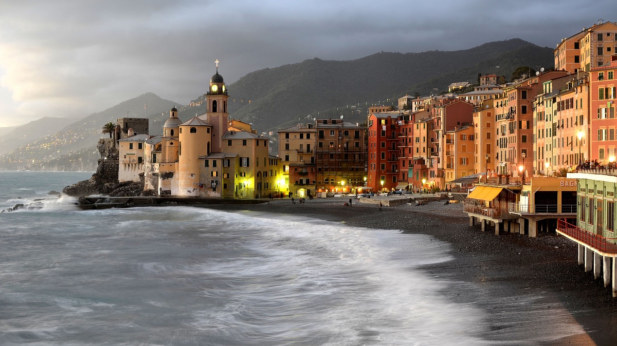 crepuscolo a camogli