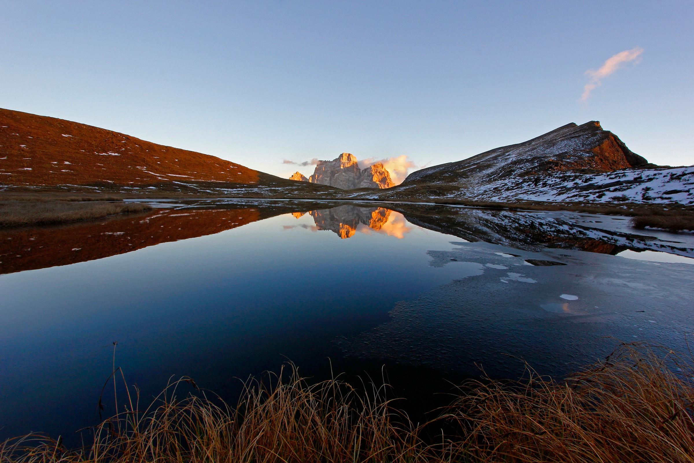 Tramonto al Lago delle Baste