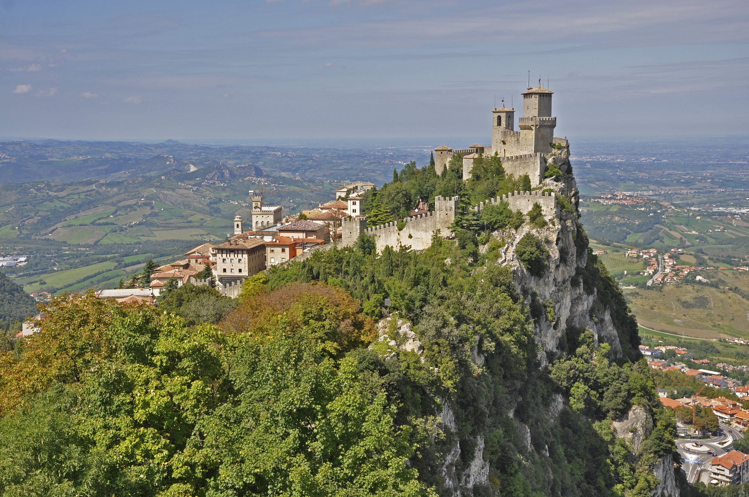 the fortress San Marino