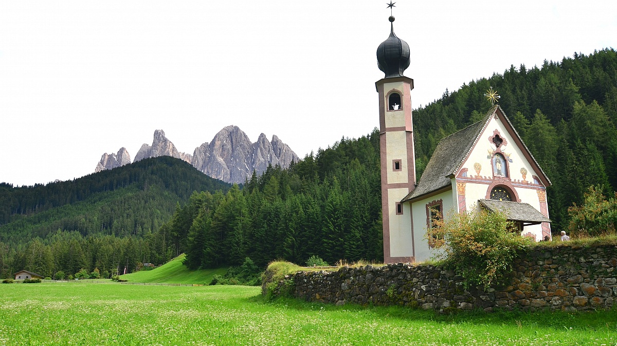 church under the Puez Geisler
