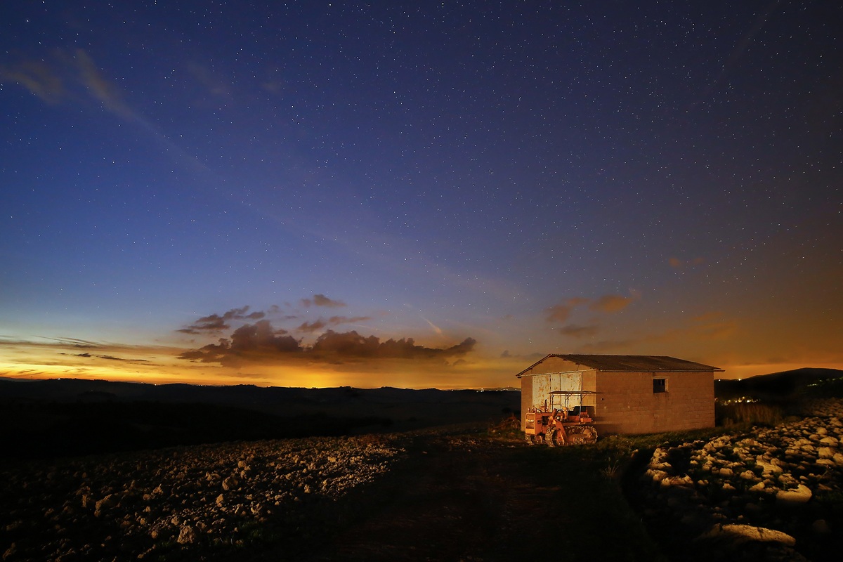 Il meccanico...(in val d'Orcia)