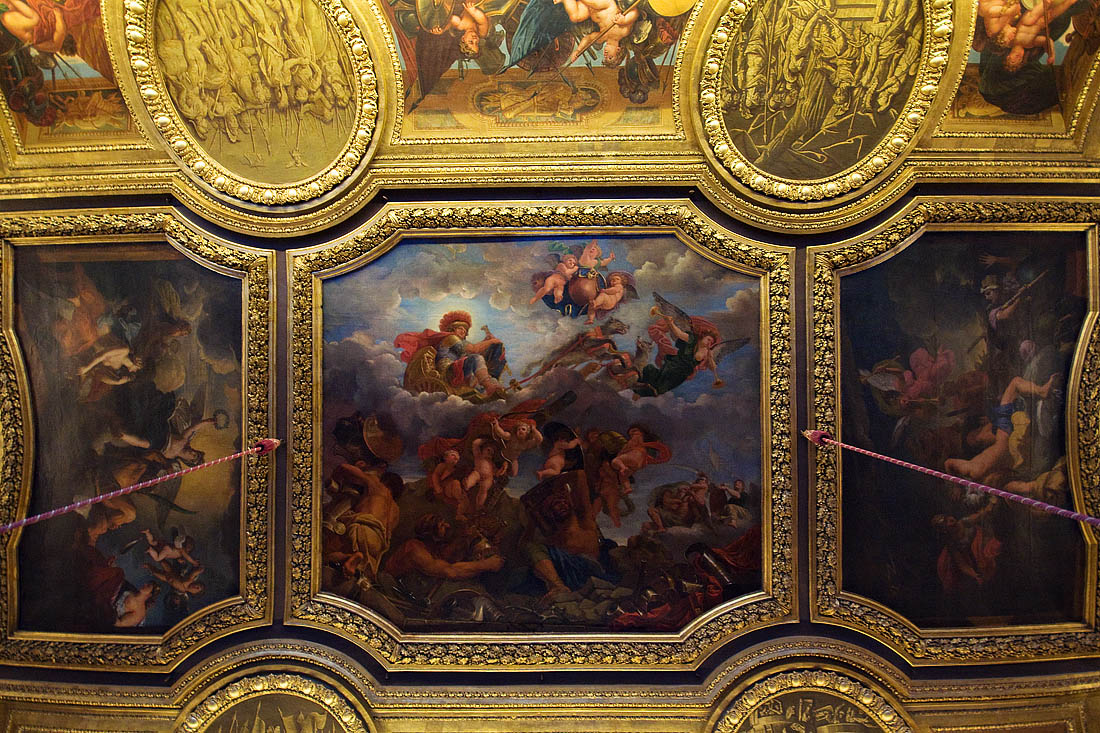 Soffitto di Versailles, Sala Marte.
