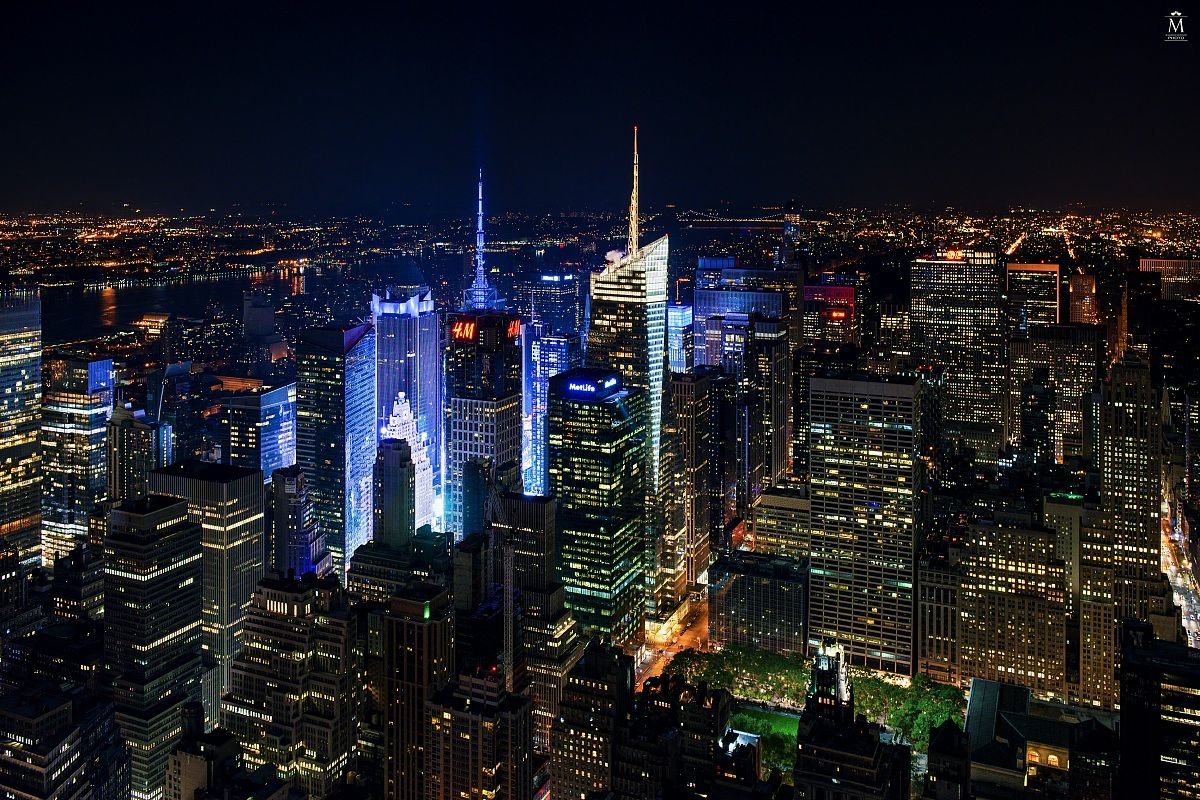Night from the Empire State Building.