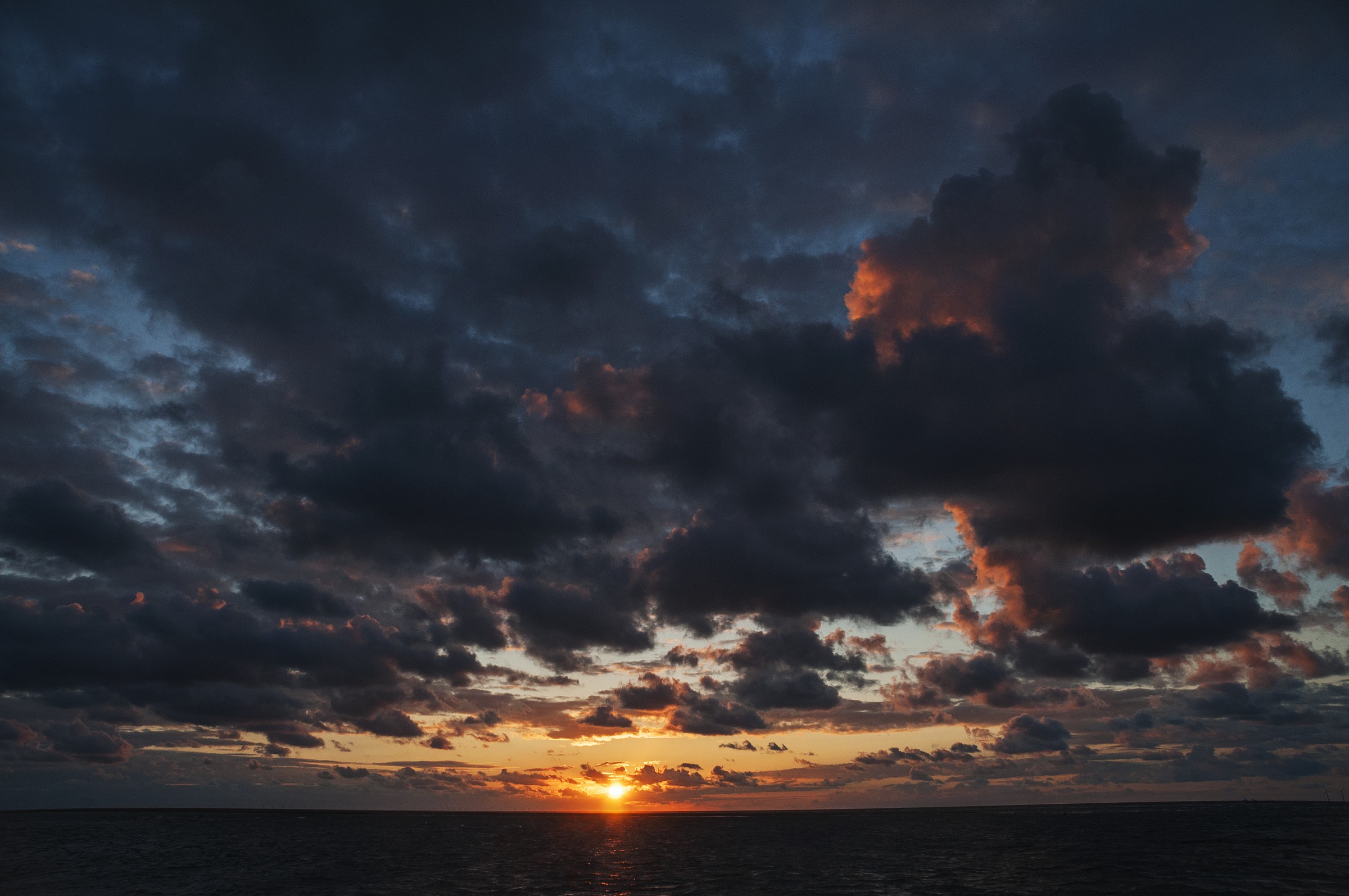 amazing sunset in Liverpool