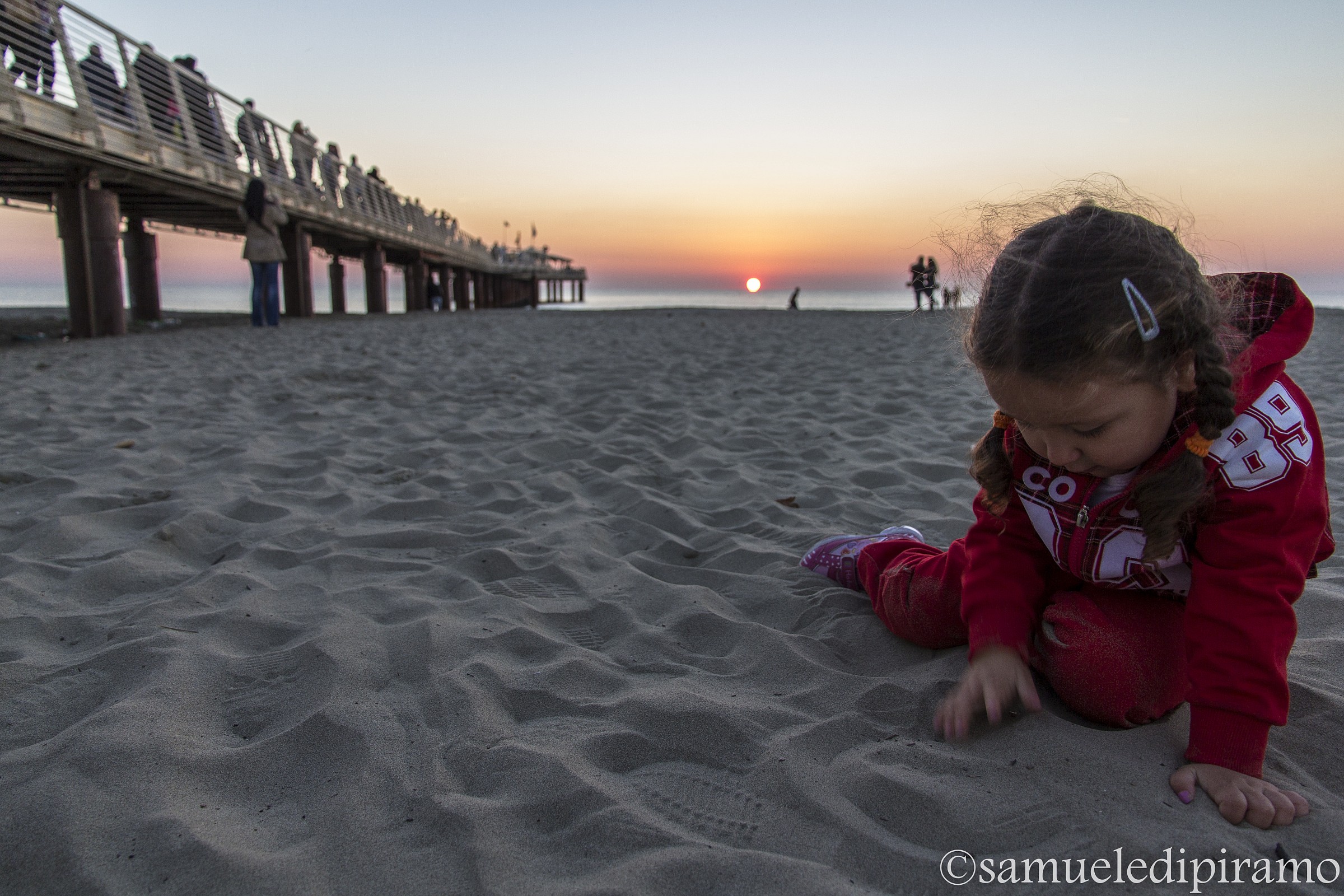 My love in the sunset