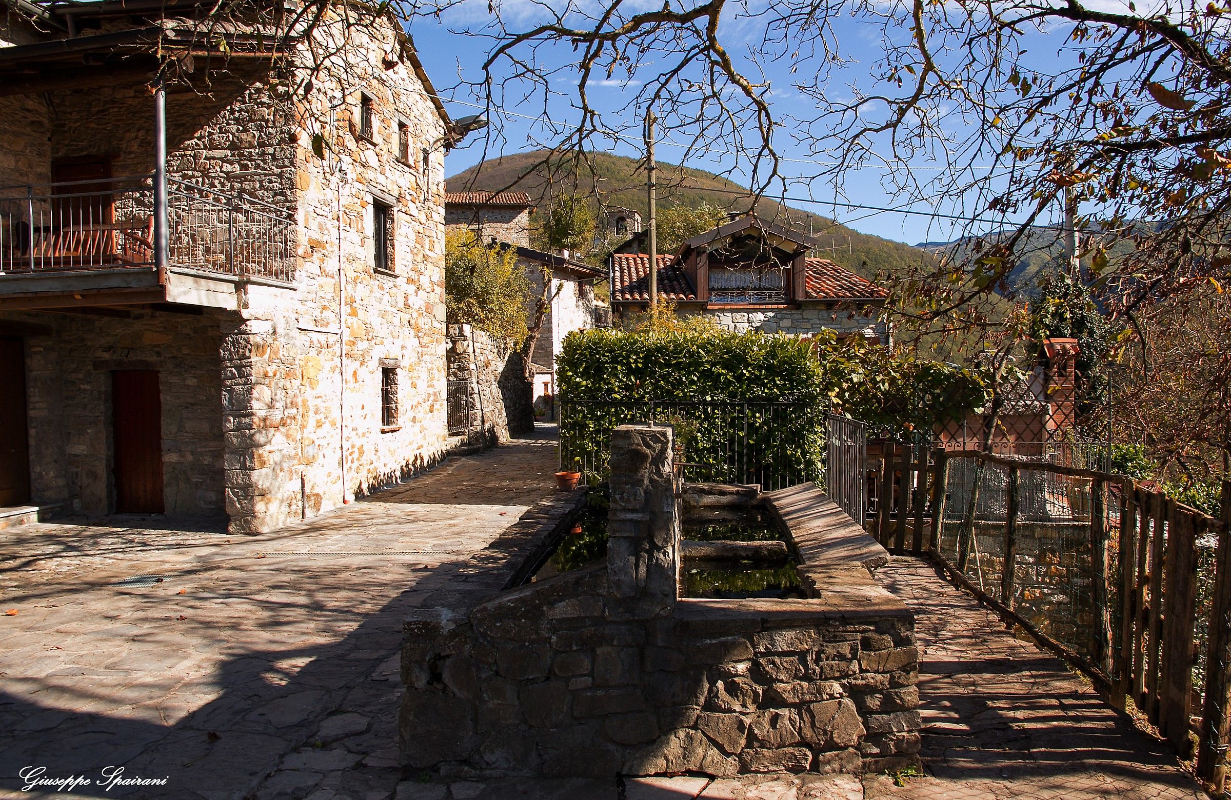 Brugnello village hidden