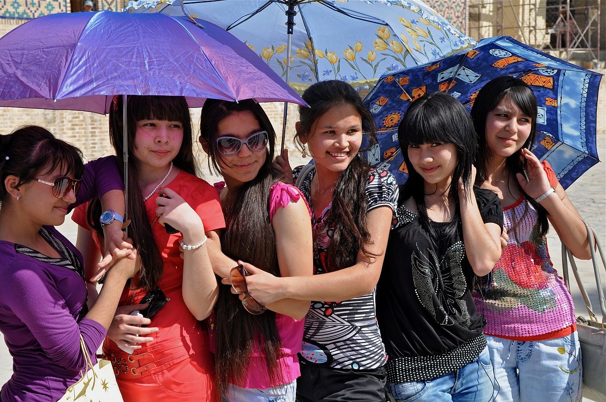 Sei usbeke a Samarcanda