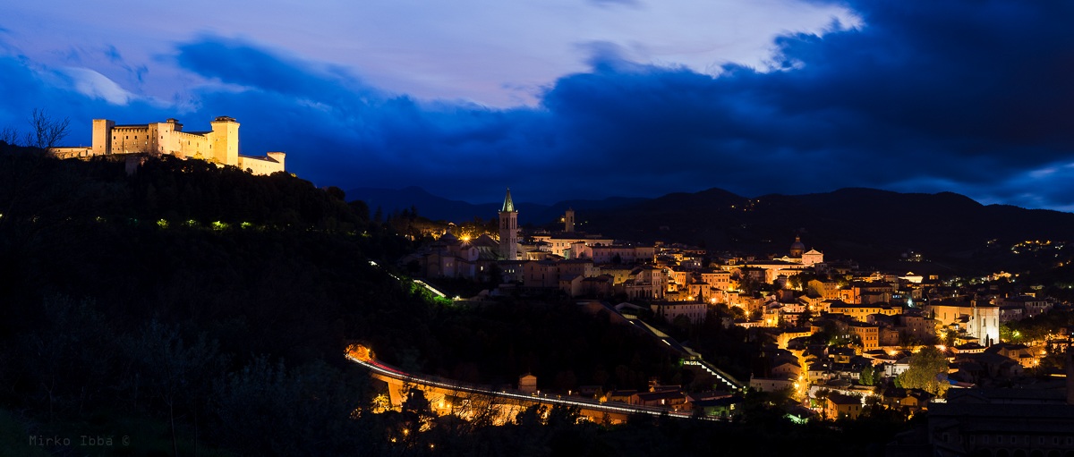 Spoleto and the early evening light