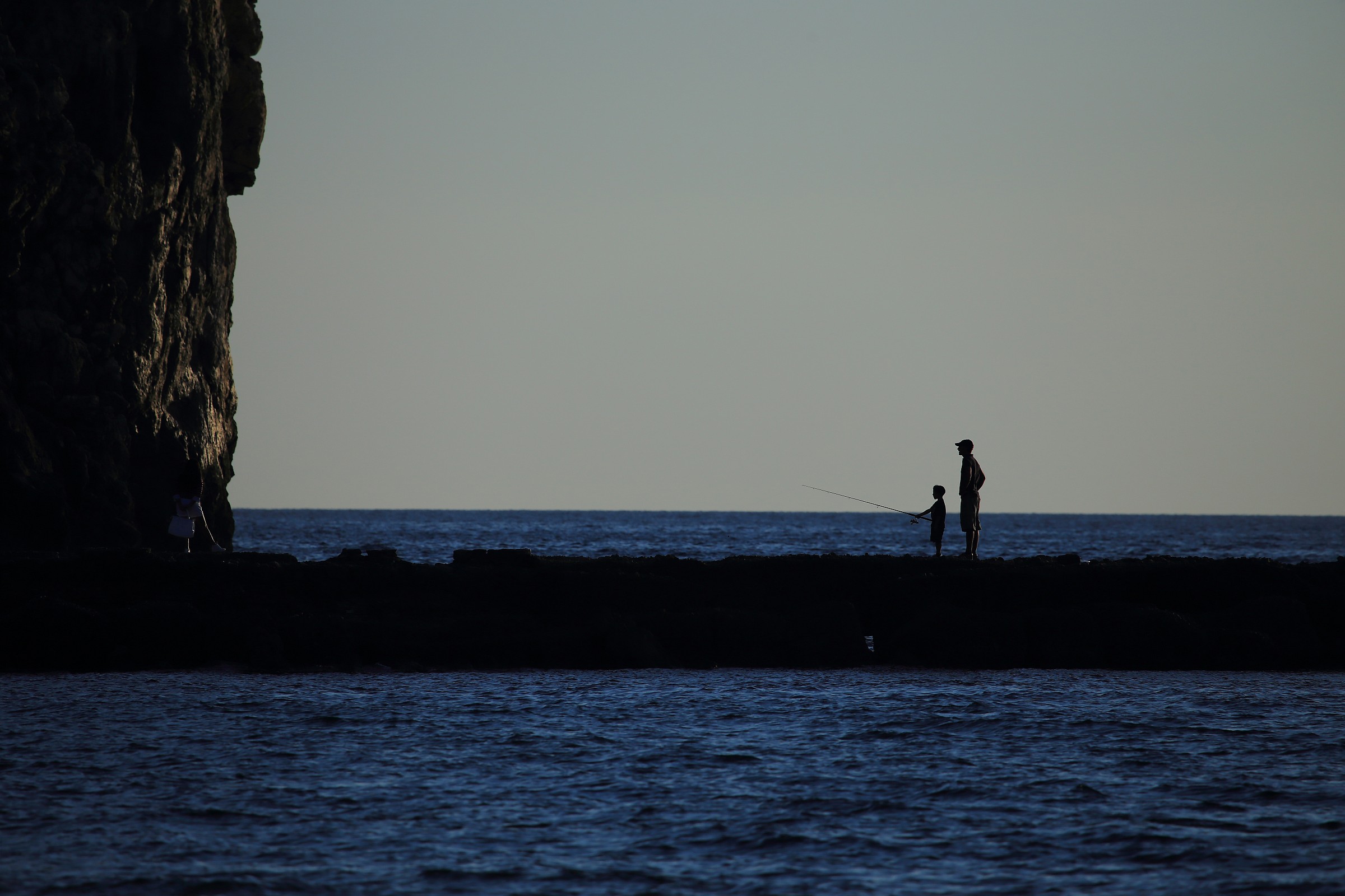 Il bambino e il pescatore - Torre Paola - Sabaudia