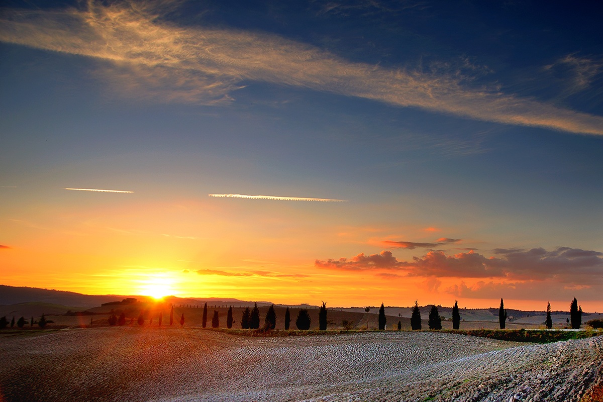 Tramonto in Val D'Orcia 3