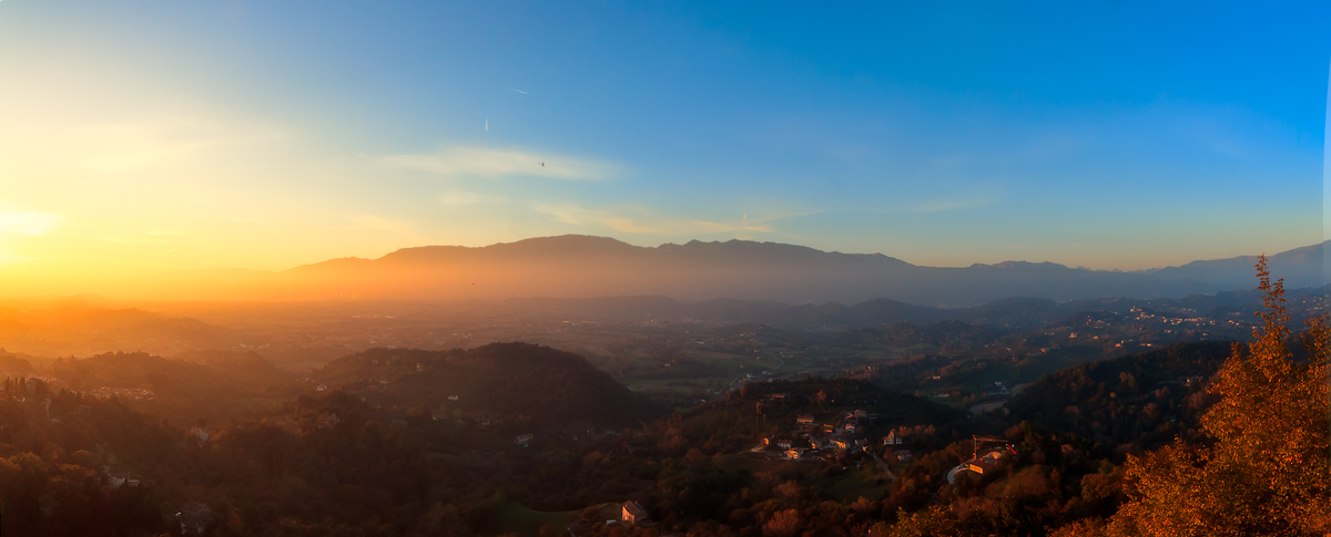 The view from the fortress of Asolo