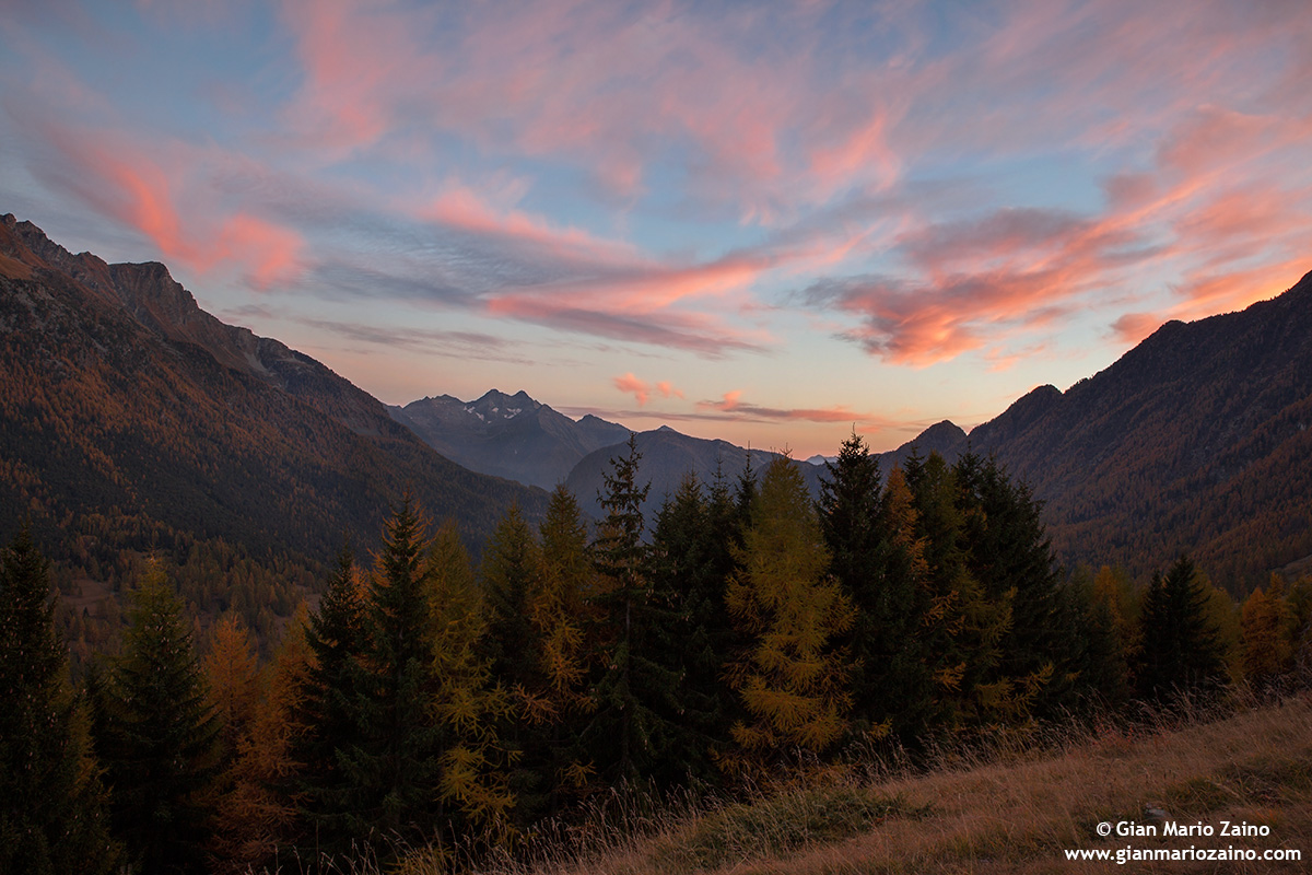 Italy - Sunset in the Val d'Ayas