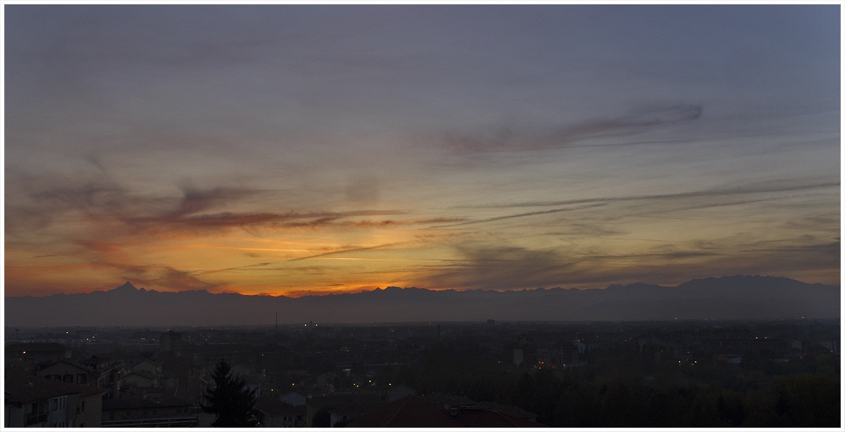 Tramonto sul Monviso