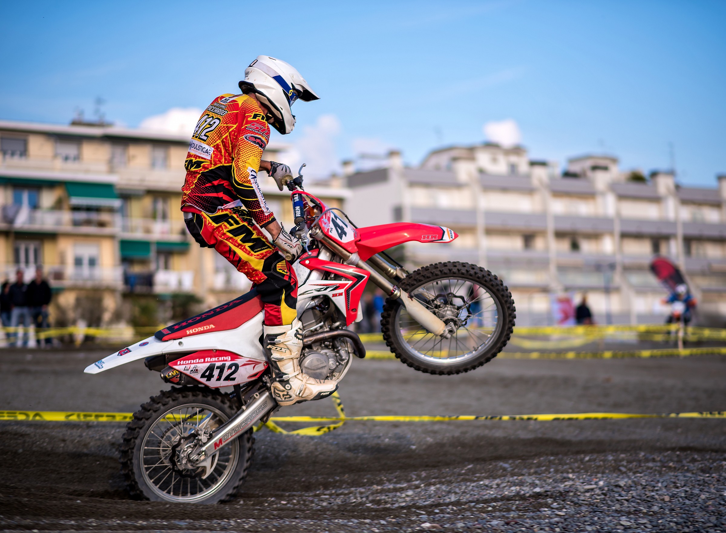 Motocross on the beach