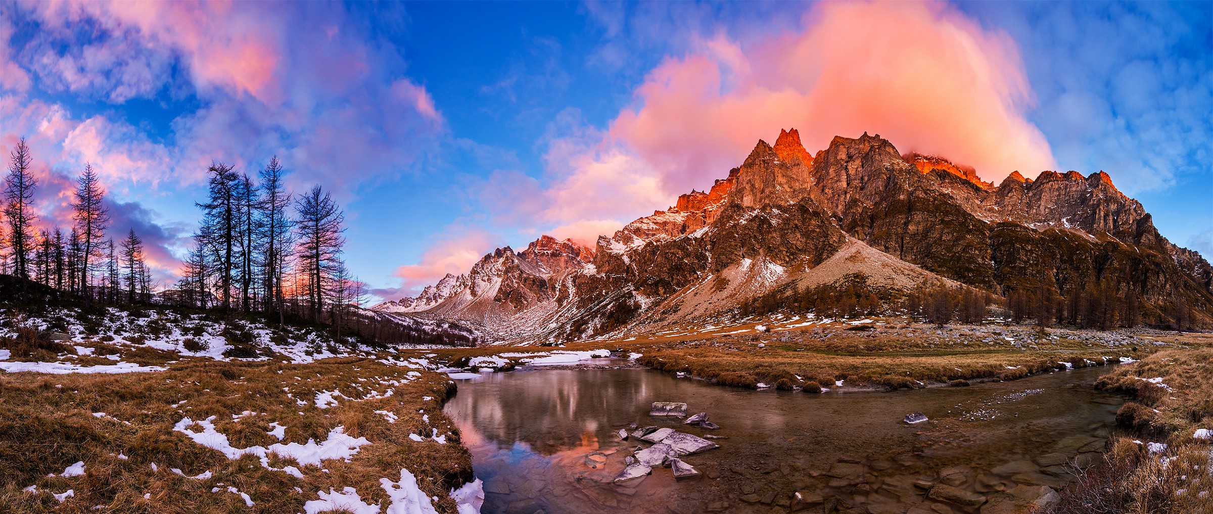 Il sole sorge sul Rio Buscagna
