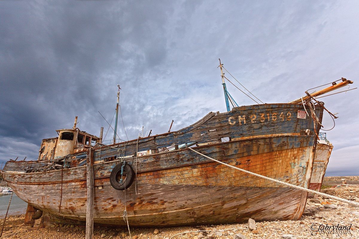 There was once a fishing boat