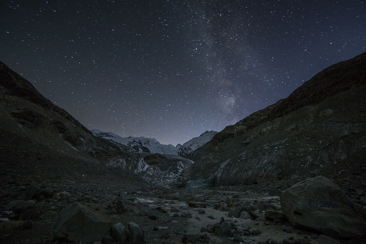 Il Bernina e la Via Lattea
