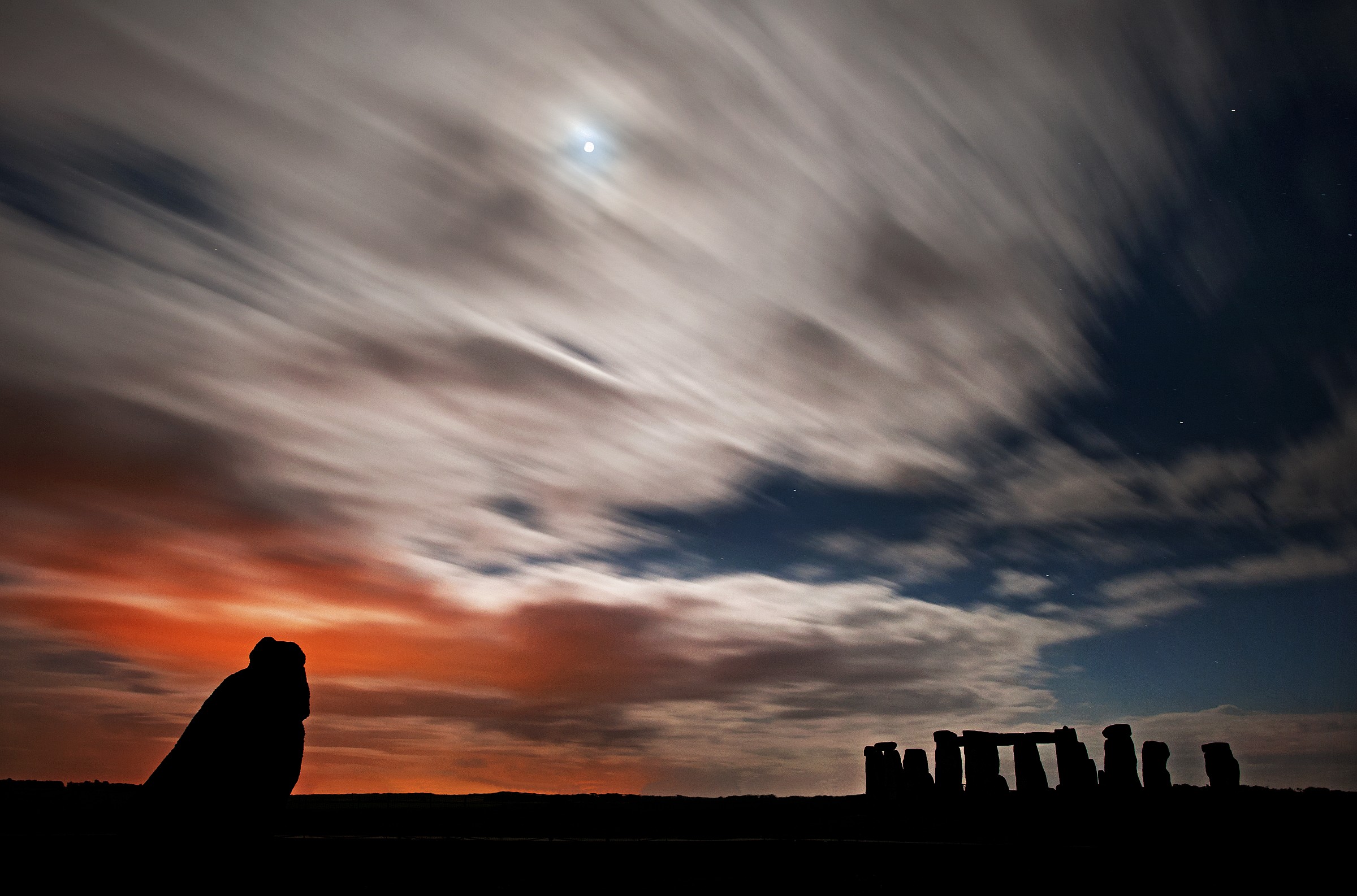 Full Moon Over Stonehenge