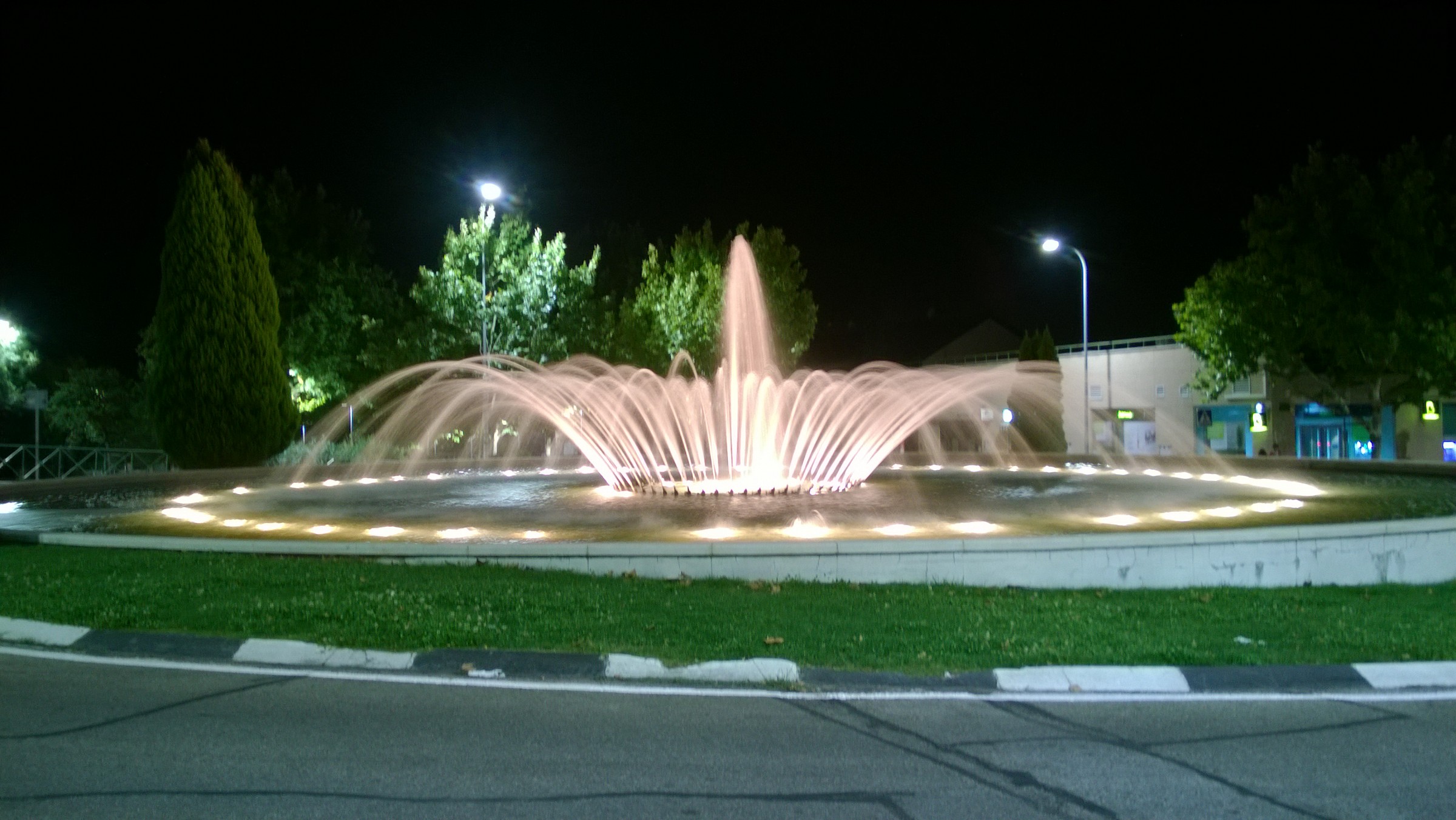 Fountain long exposure