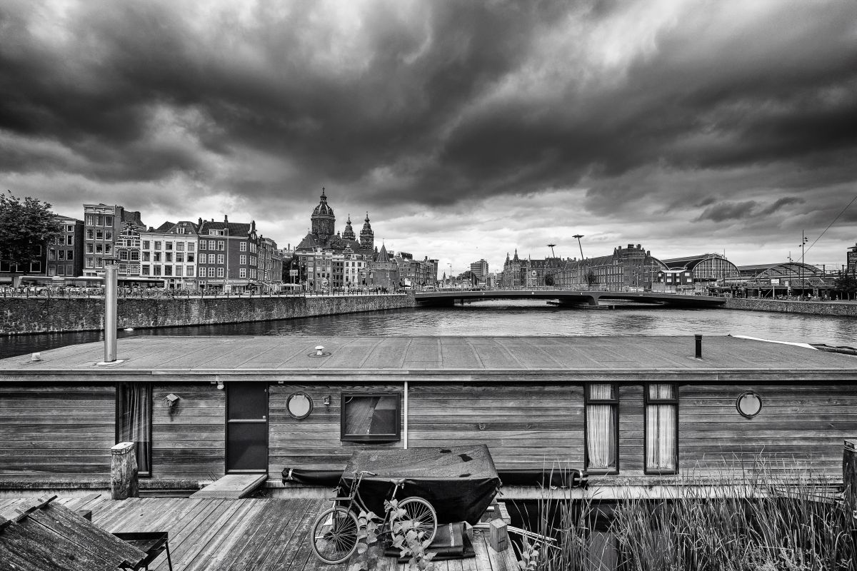 Houseboat in Amsterdam