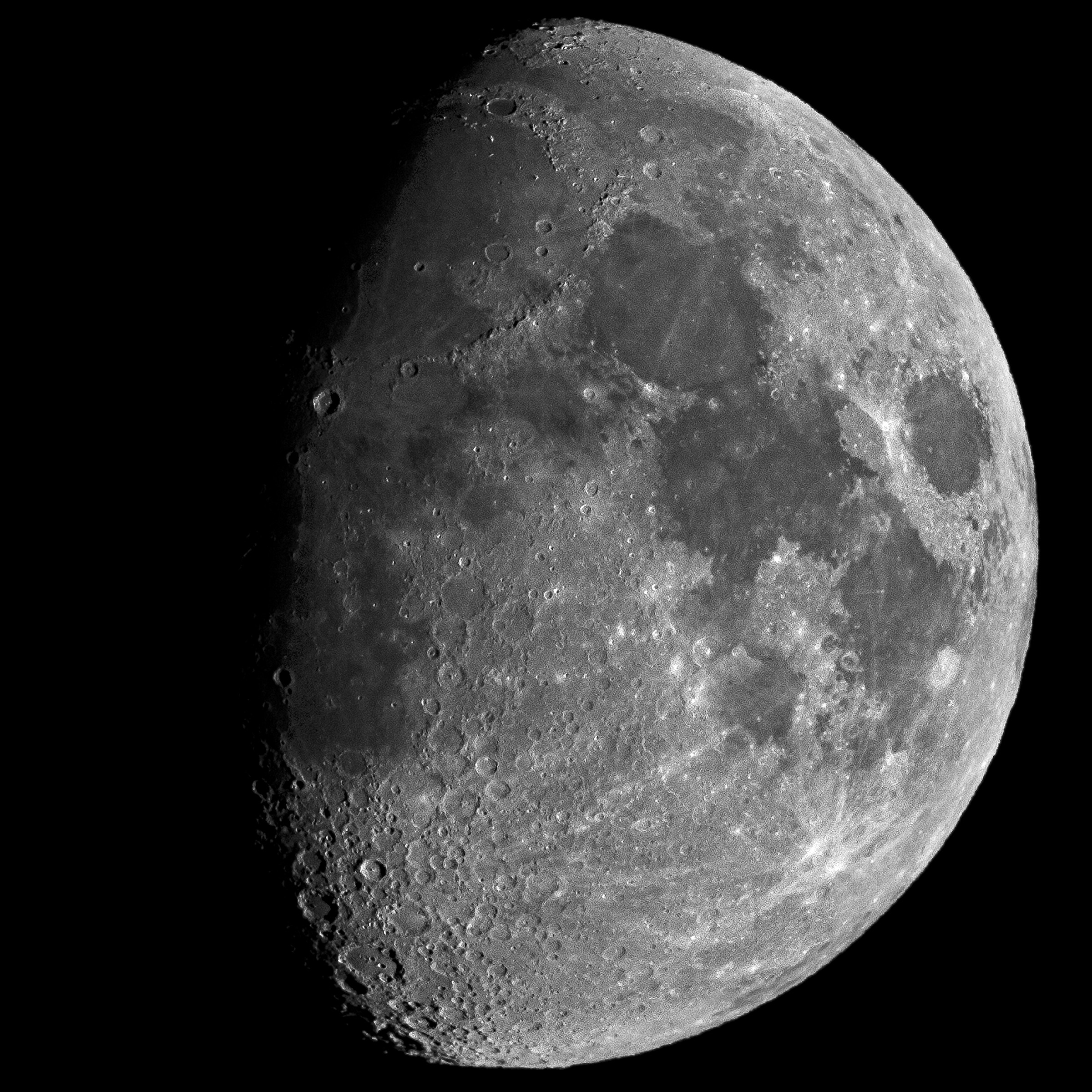 Little more than a third of the moon.