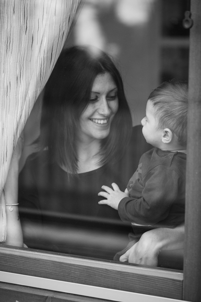 Looks at the window ...