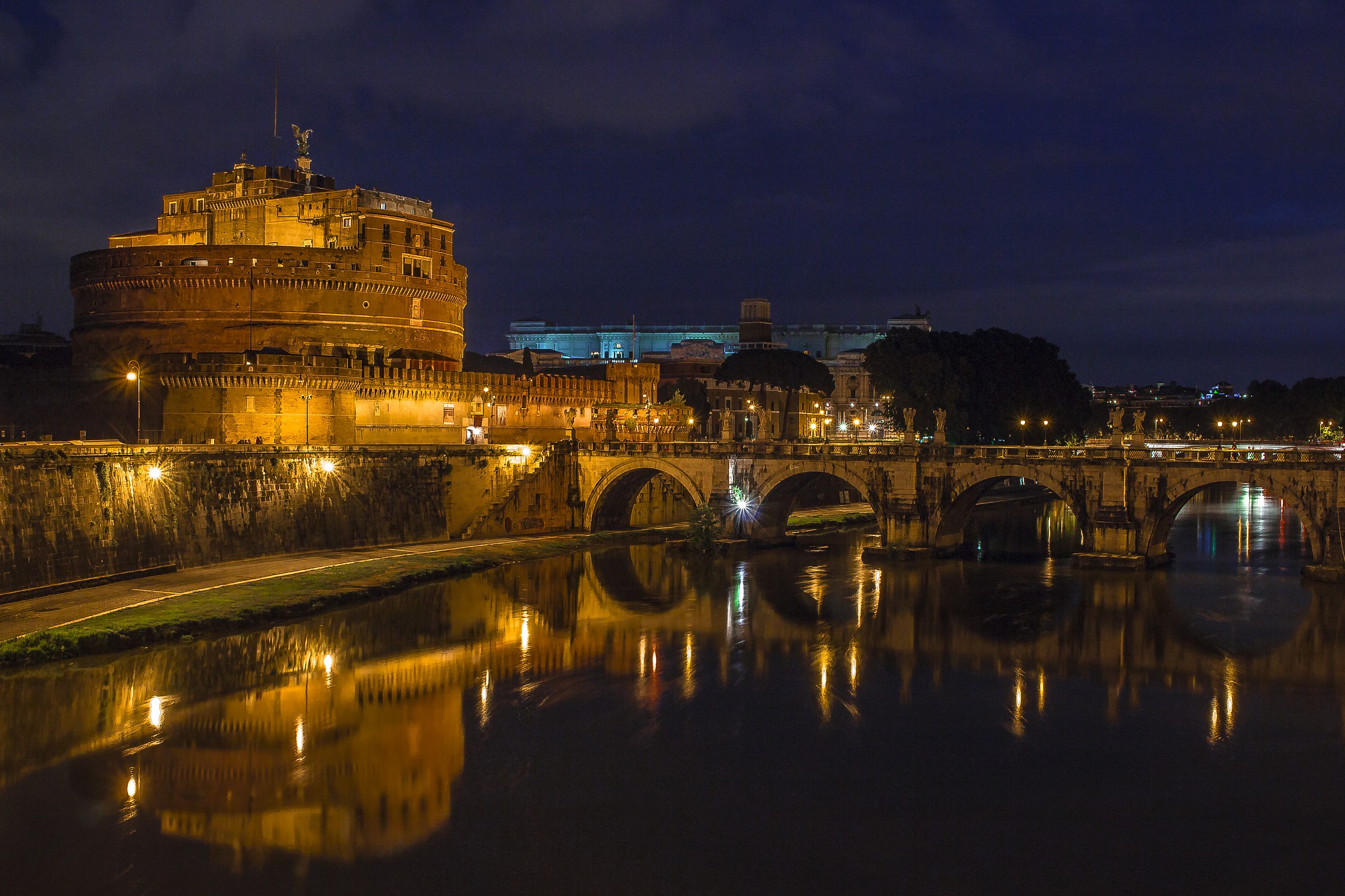 Castel Sant'Angelo in notturna