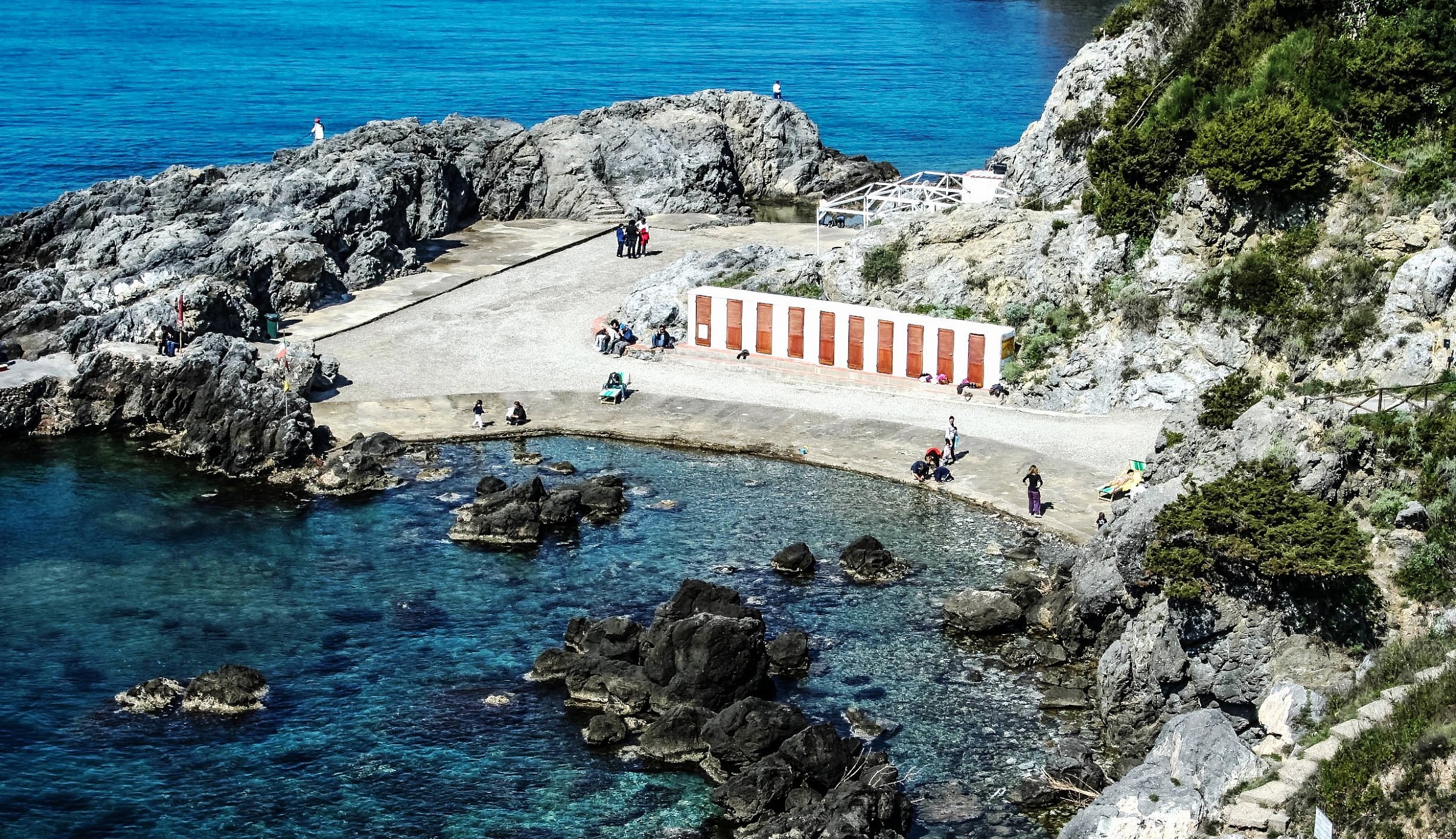 il bagno delle donne a Talamone