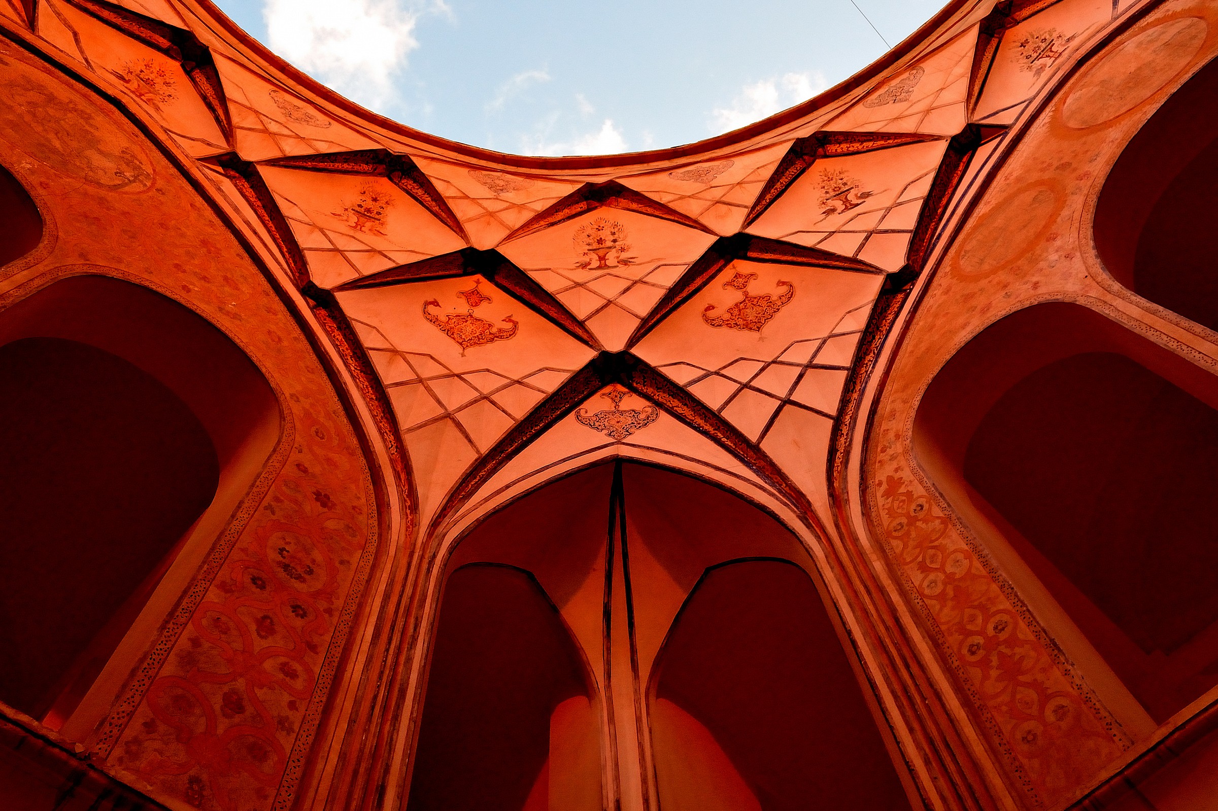 iran - kashan - interno di palazzo