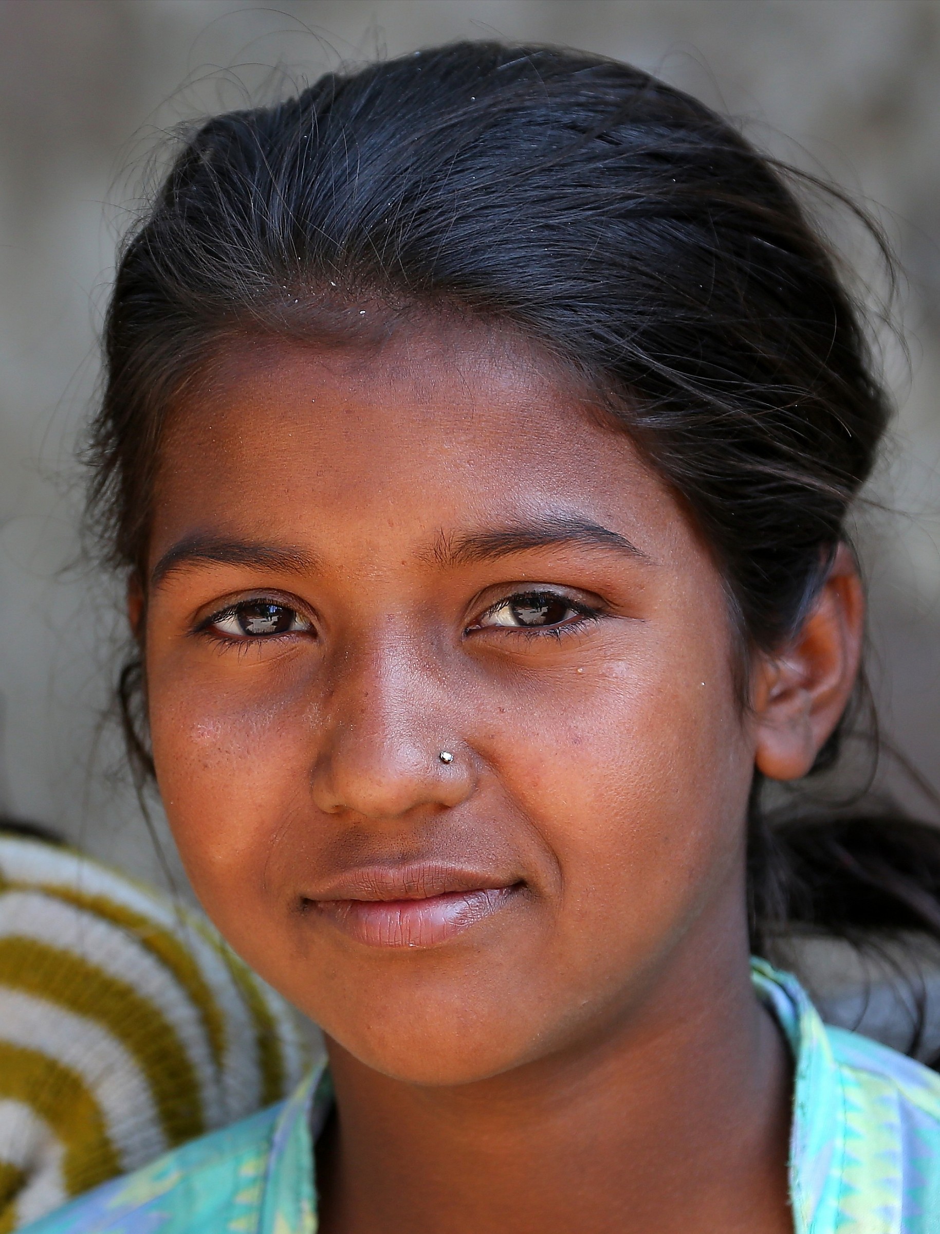 Fanciulla di Rishikesh.