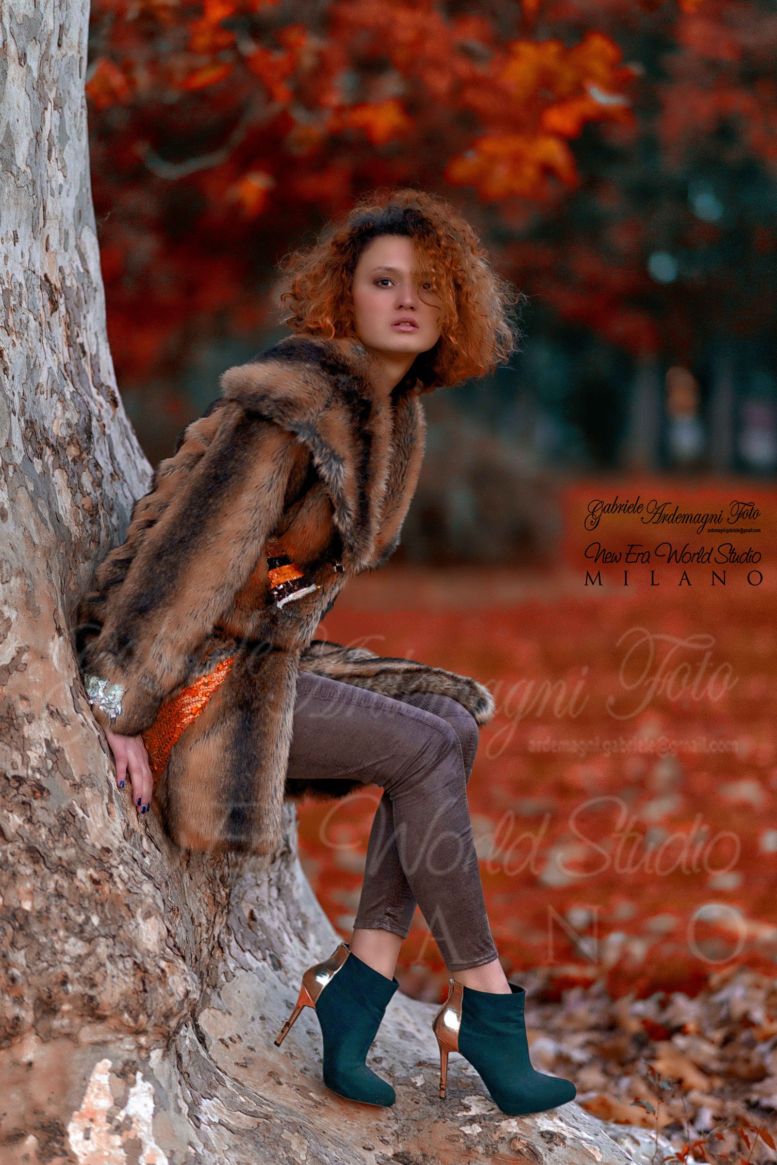 Alina Autumn in the park 1