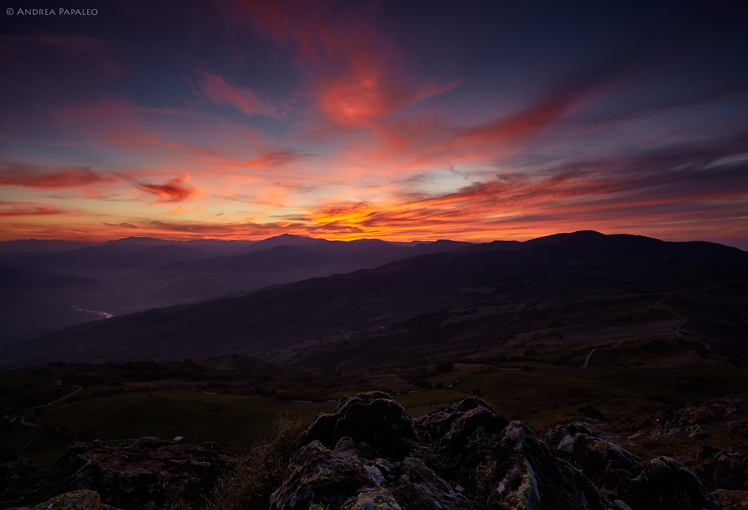Sunset from the Mother Stone