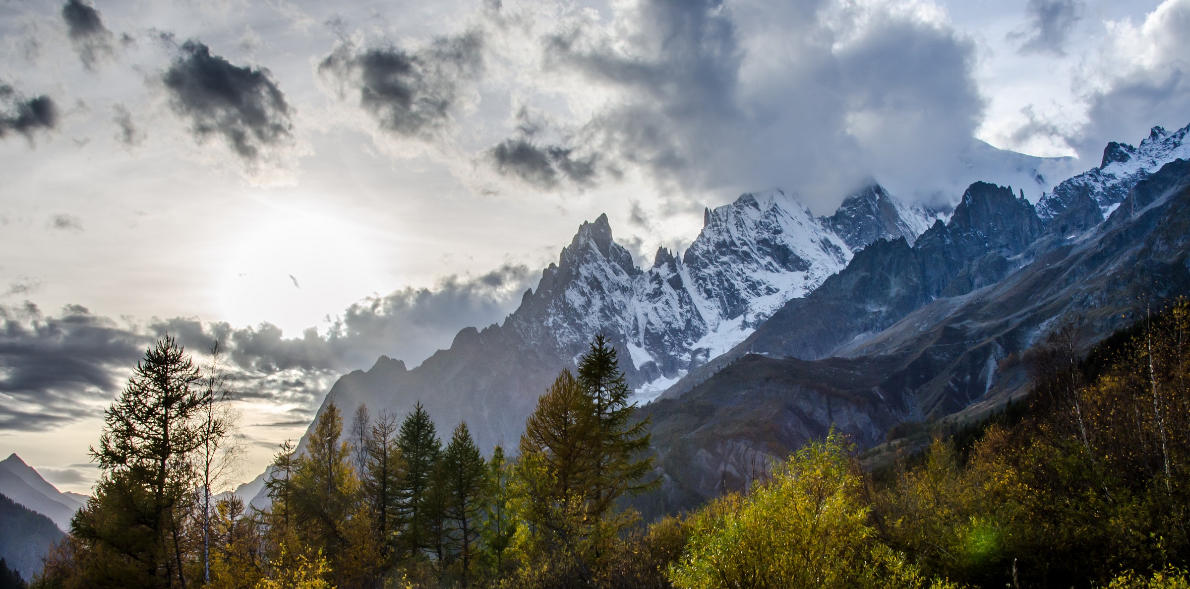 Sunset in the Val Ferret
