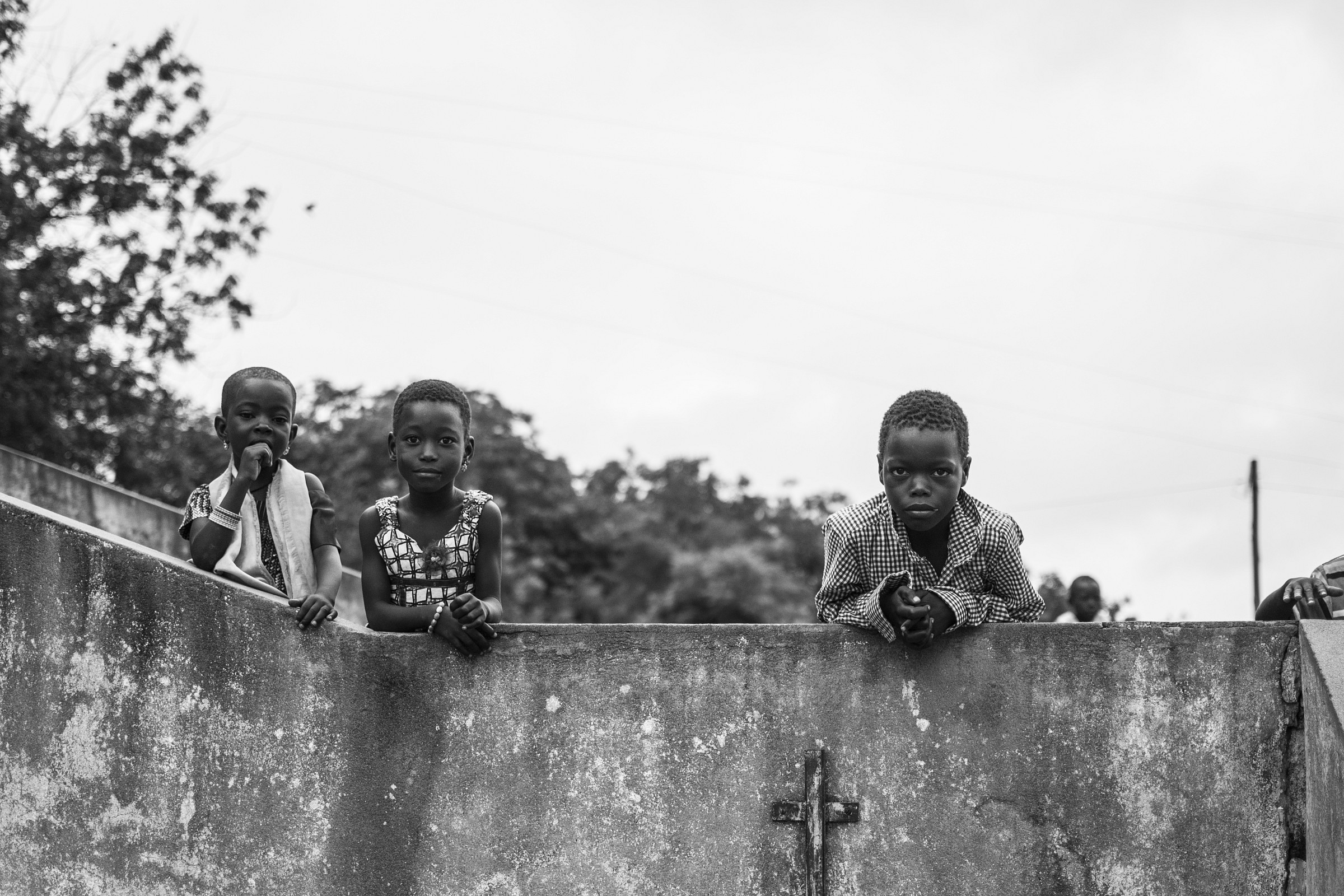 Tre bimbi Burkinabè