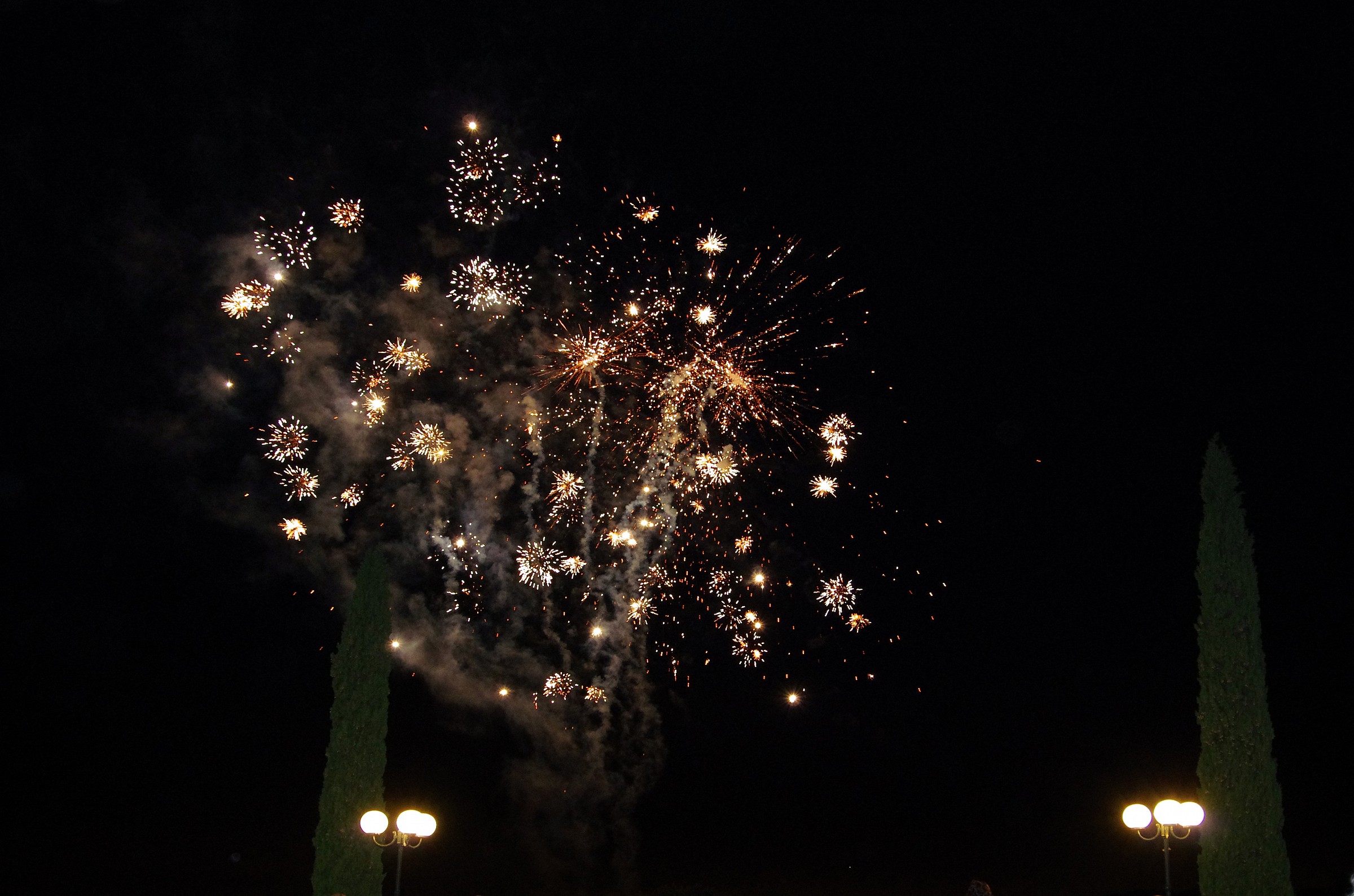 drones fireworks for the wedding Claire and Michael 2