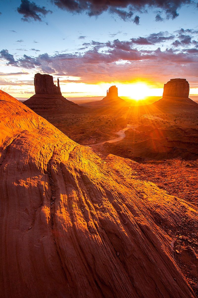 Monument Valley at sunrise