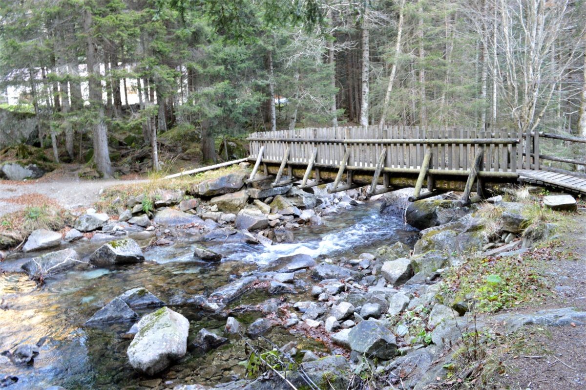 Bridge over the river Sarca of Nambrone