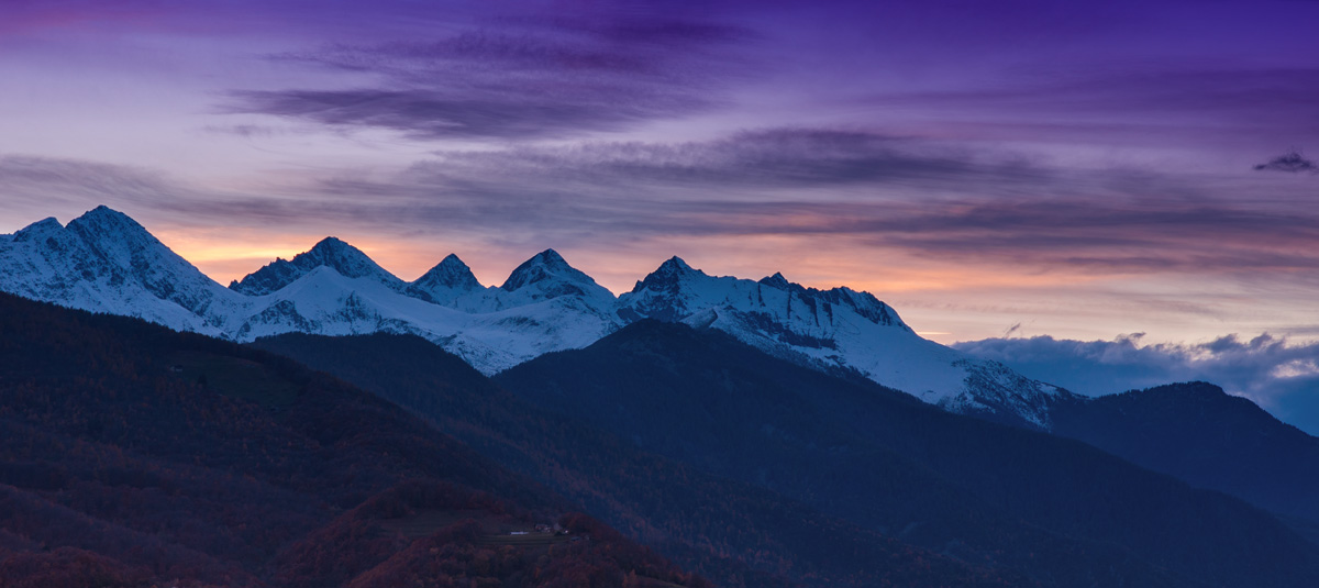 Tramonto in Val Susa