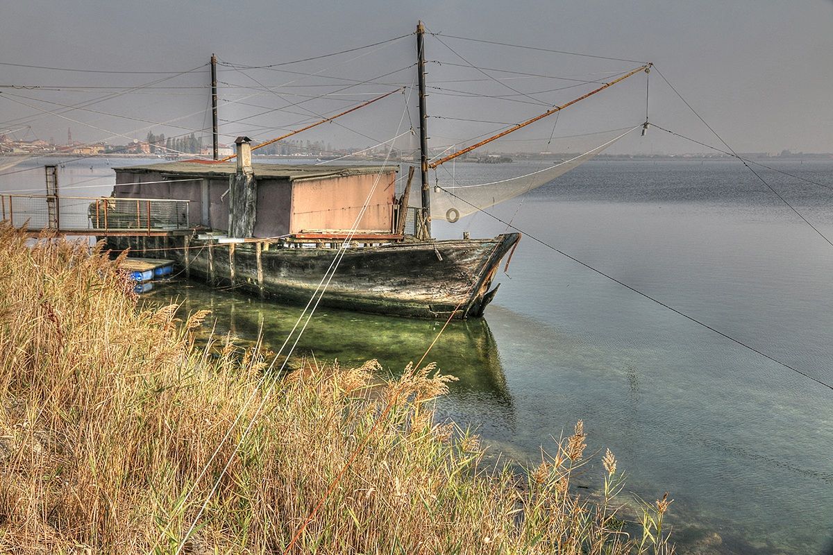 palafitta sul barcone