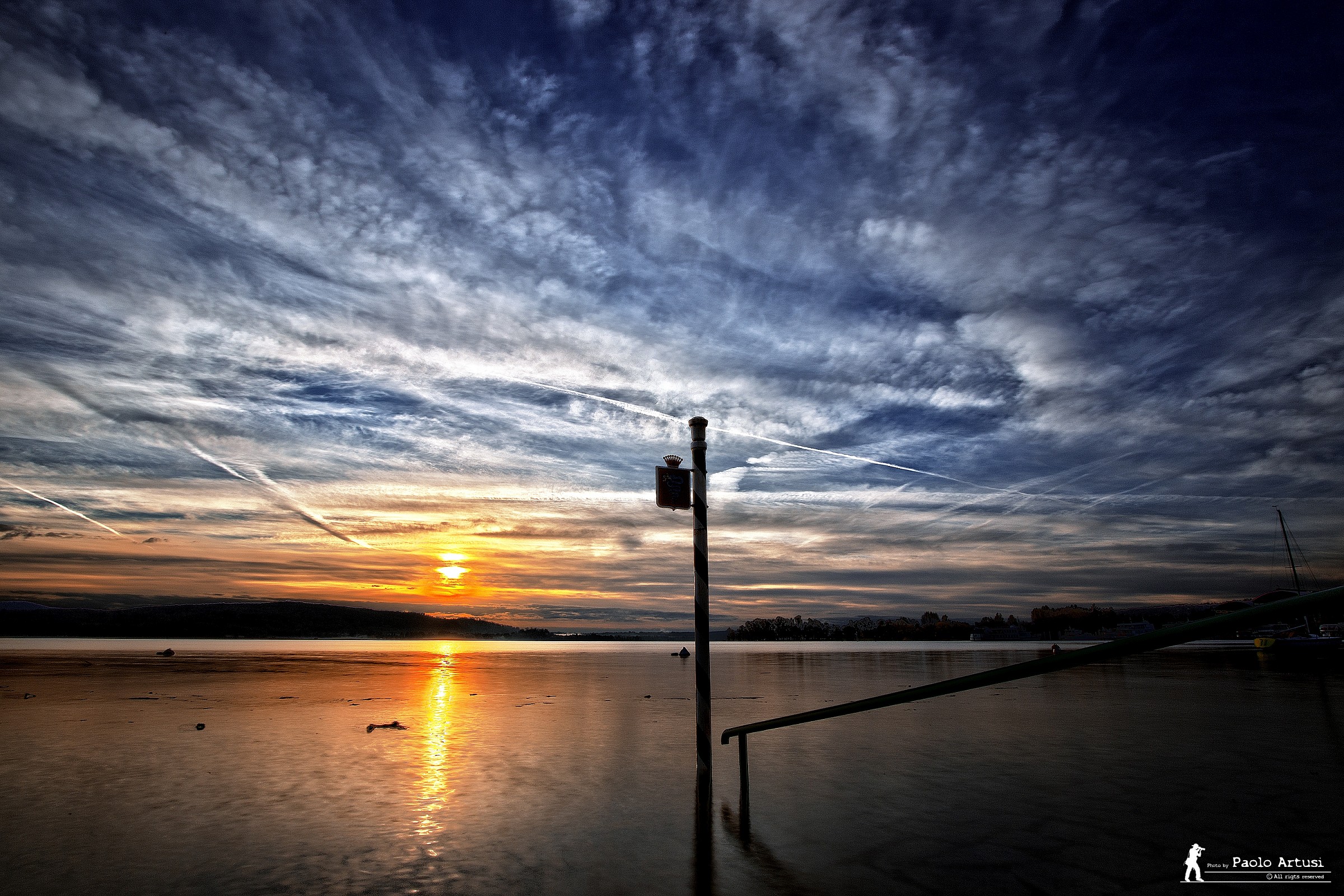 Sunrise on the lake.