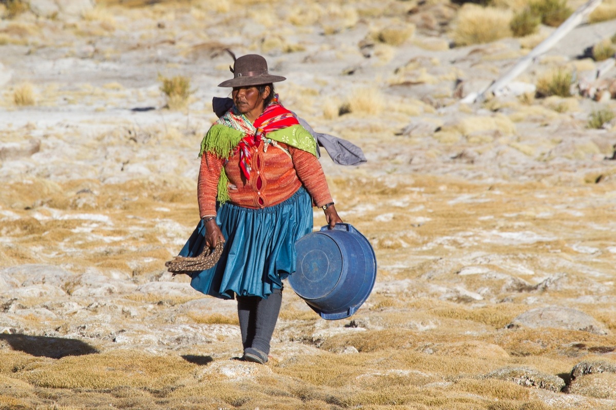 Bolivian woman