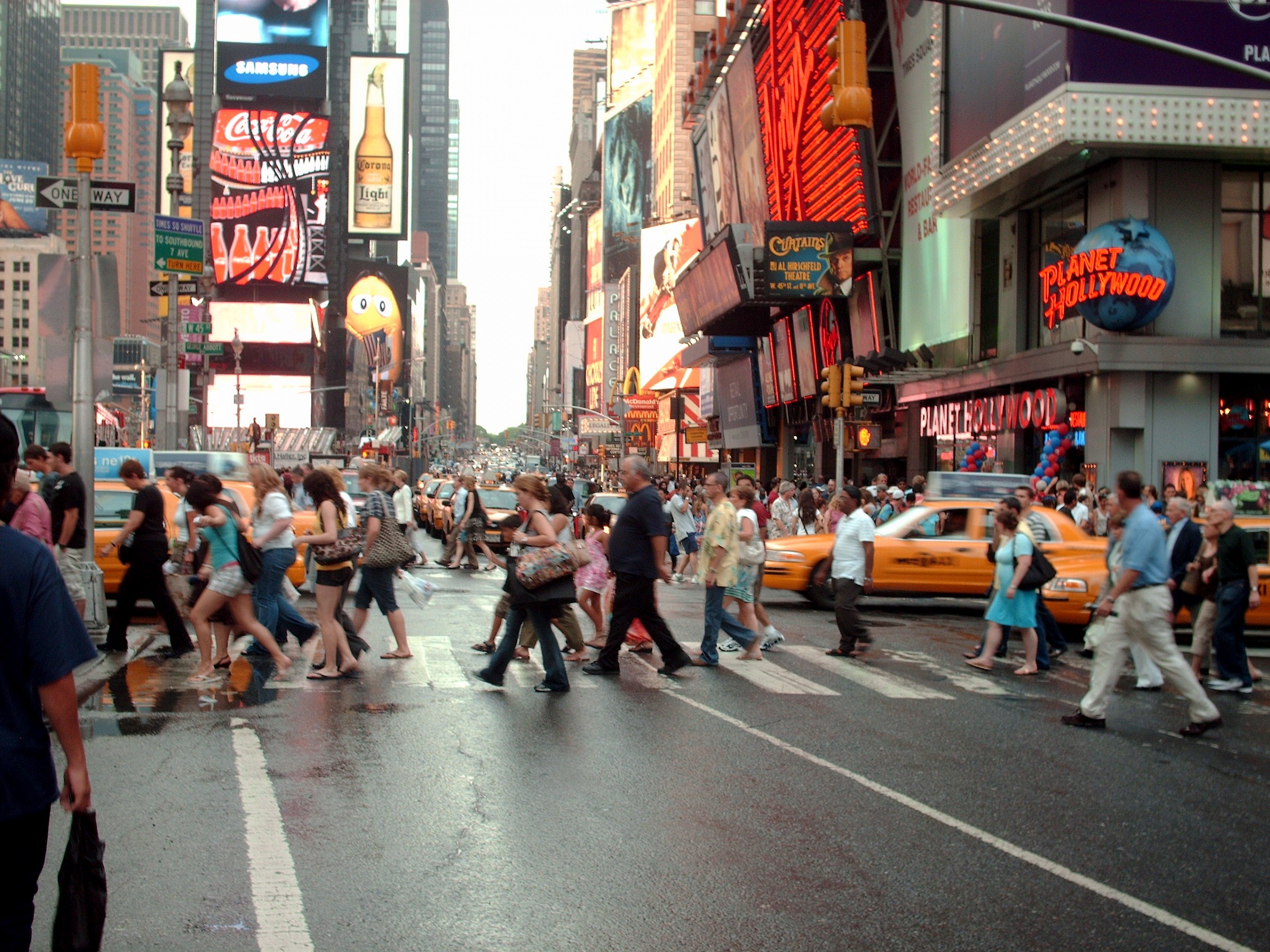 l'incrocio di Times Square, NY