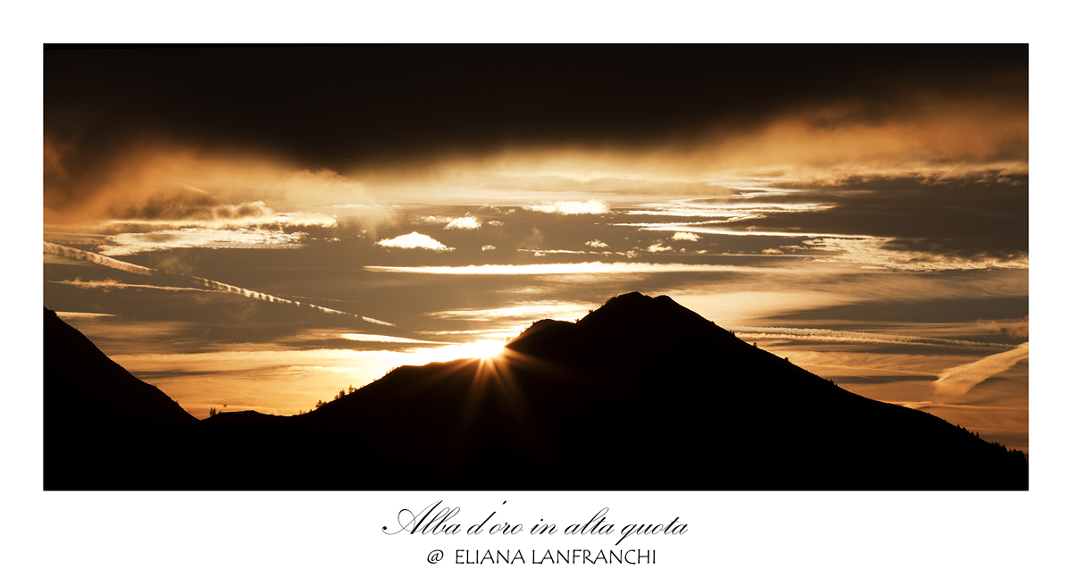 Golden Dawn at high altitude