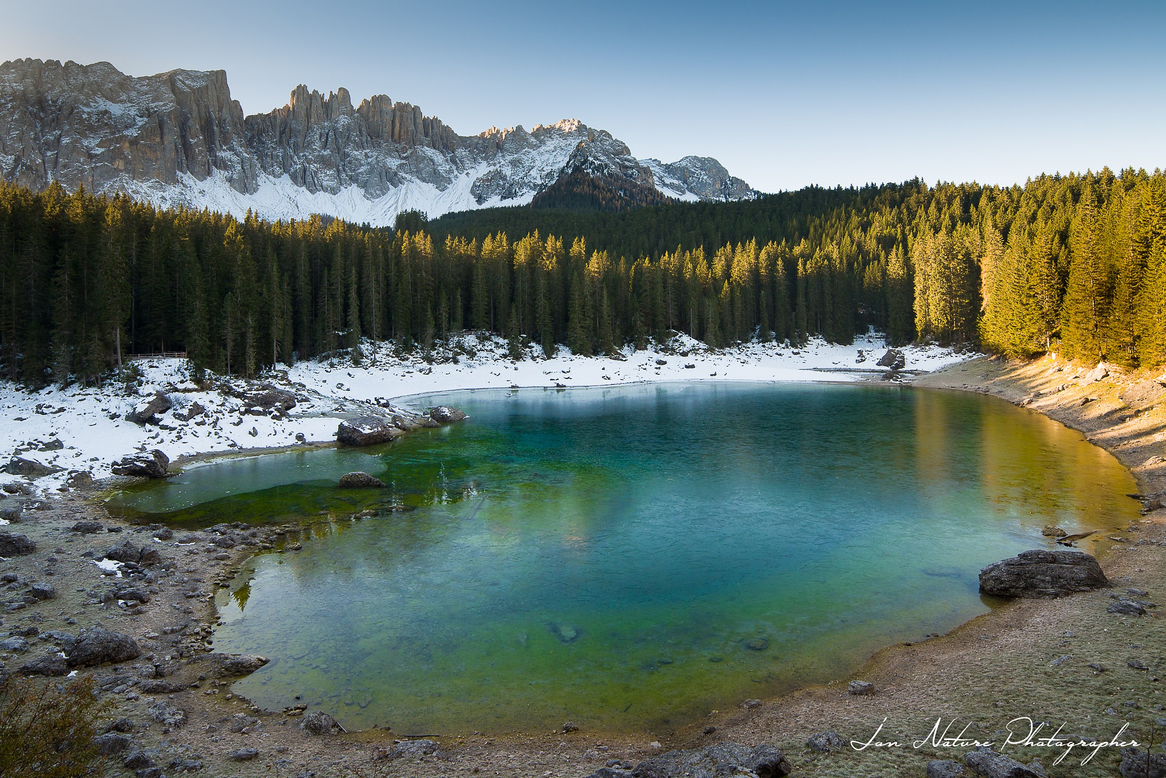 Karersee al primo sole