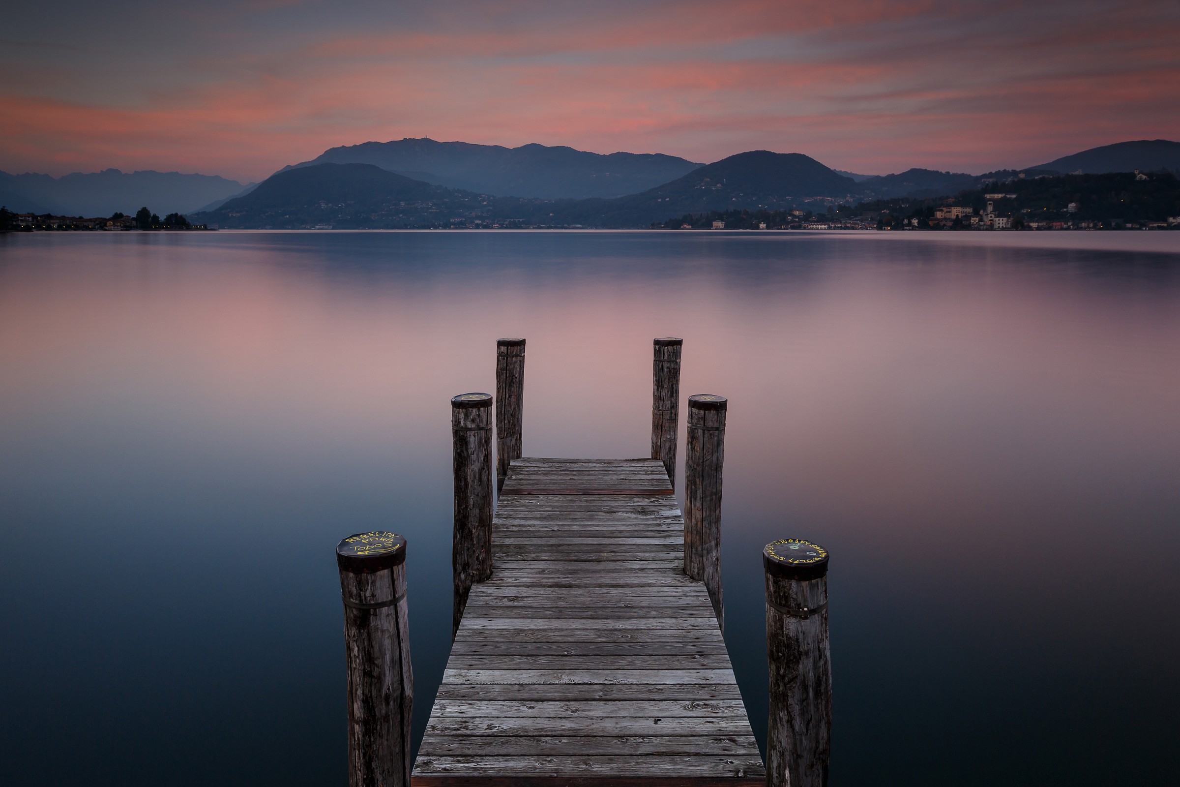 Sunset in Pella - Lake Orta