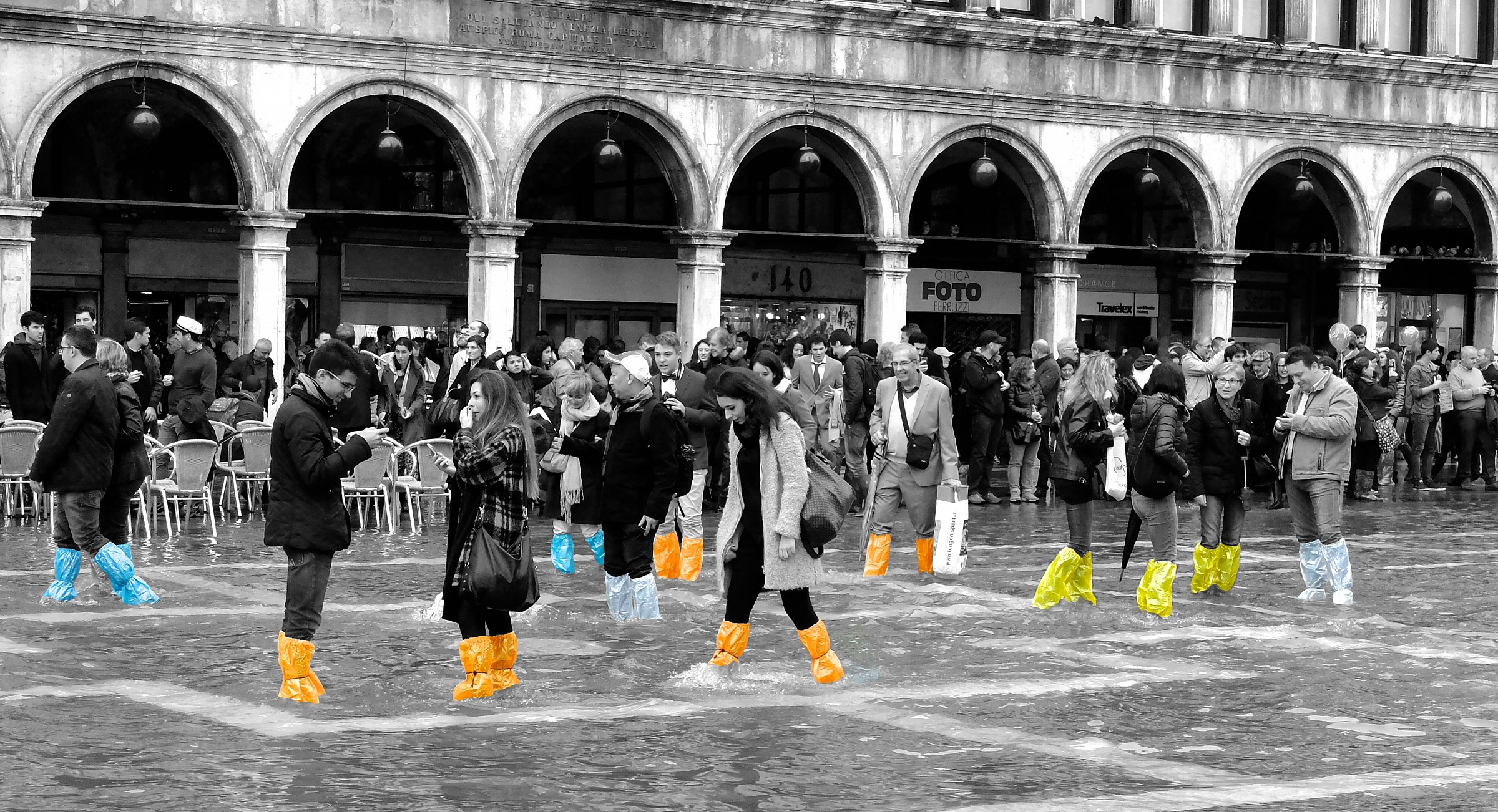Venice. San Marco. Boots.