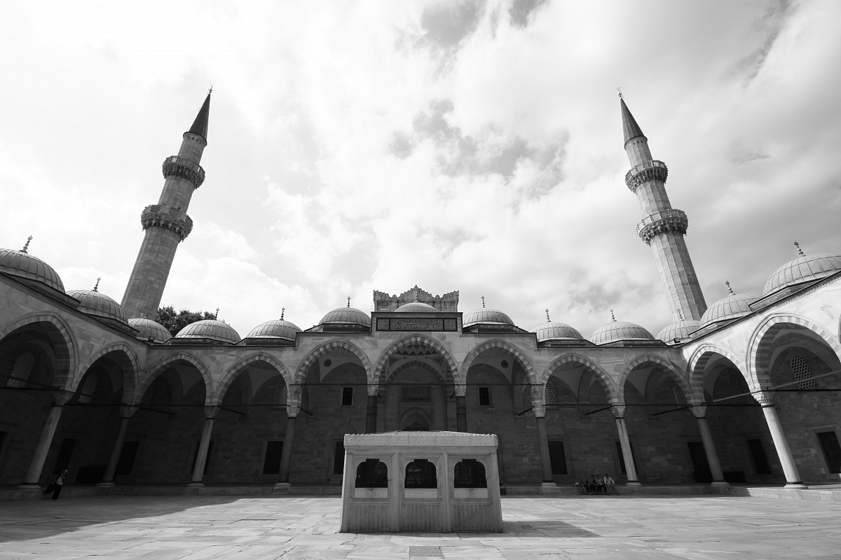 La Moschea di Solimano b/w