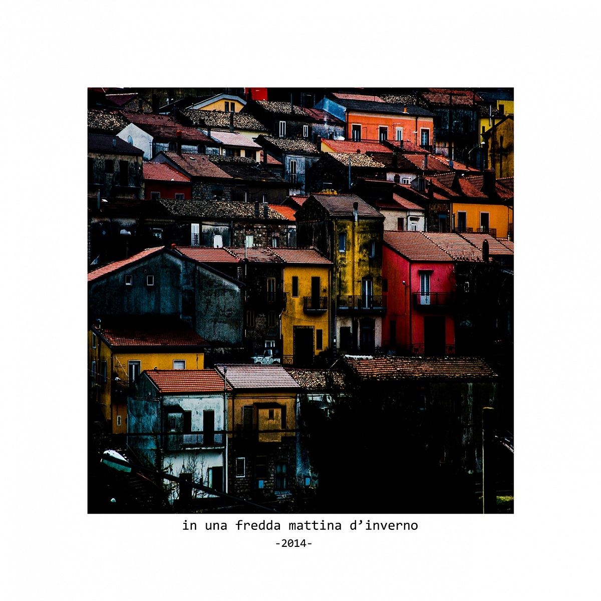 on a cold winter morning