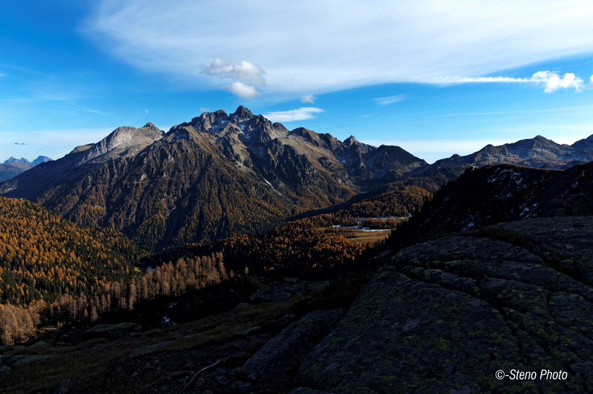 In discesa dalla forcella Lagorai